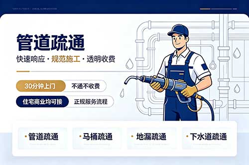 岑溪管道疏通