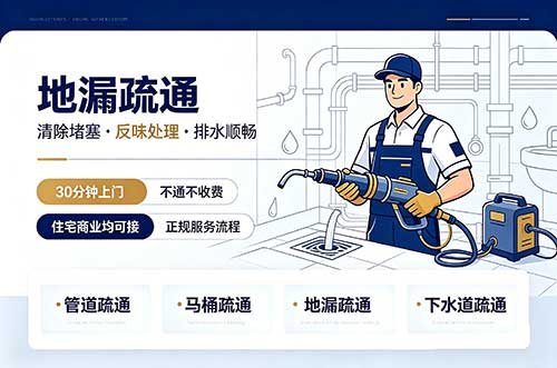 岑溪地漏疏通