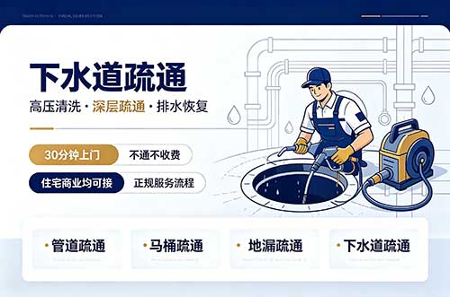 岑溪下水道疏通