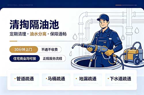 岑溪清掏隔油池